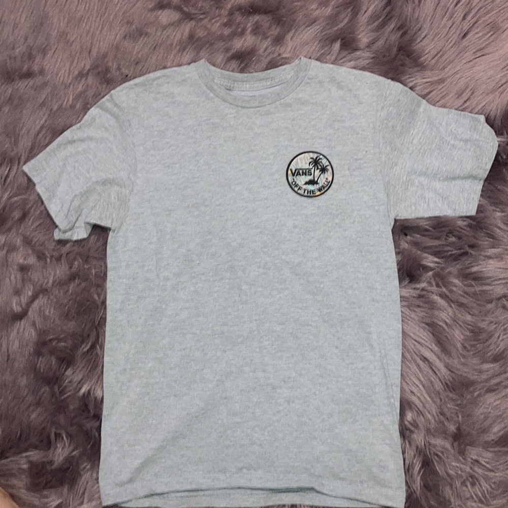 Grey vans short sleeve